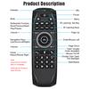 Backlit 2.4G   Mouse Wireless Keyboard Voice Control 6-  Motion Sensing Backlight IR Learning for     TV BOX PC