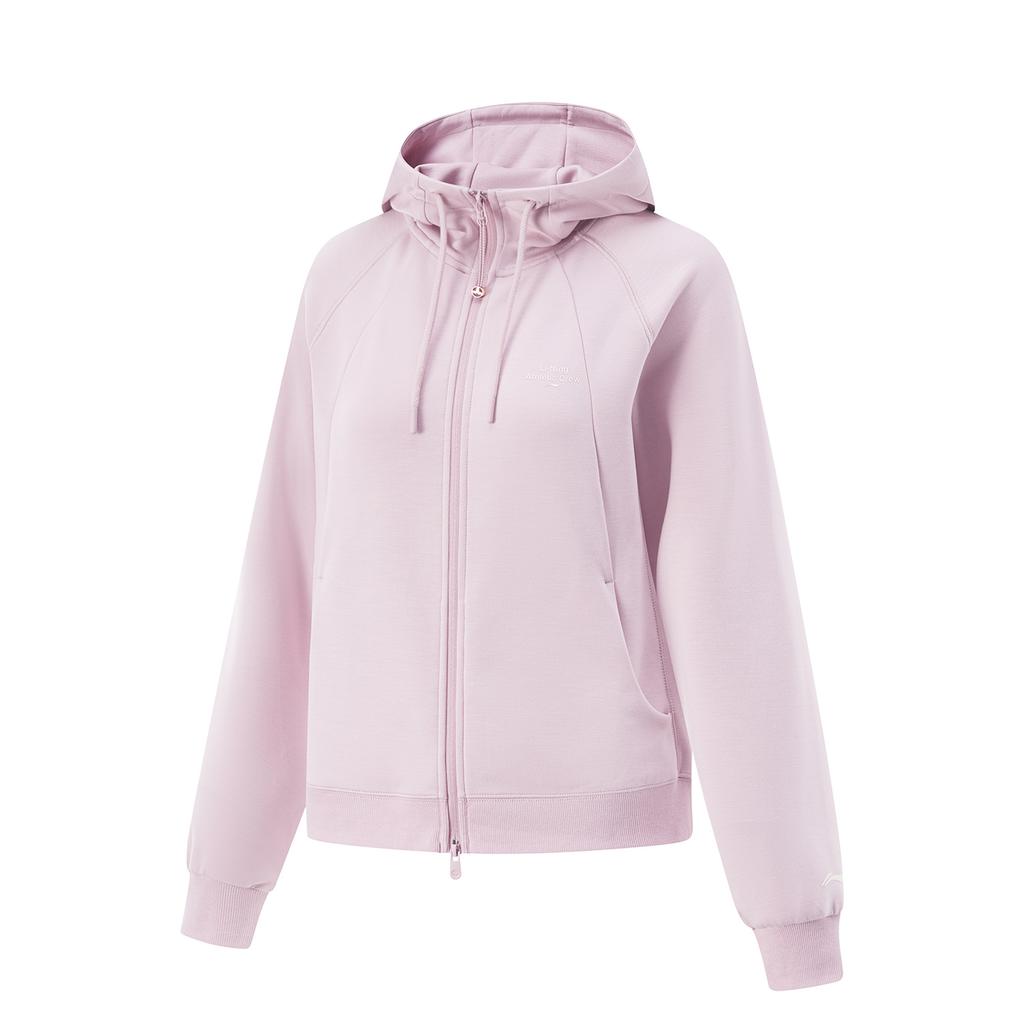 Li Ning Куртки и пальто серии Fitness Женские Галалит Розовый AWDV412-3