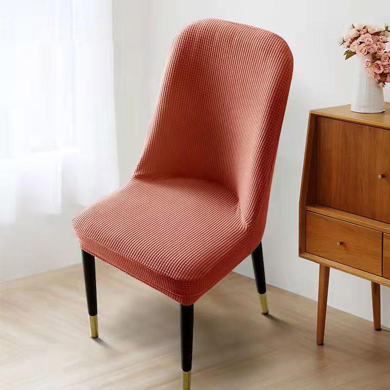 Nordic Style Universal Simple Modern Curved Chair Cover All-inclusive Elastic Thickened Semi-circular Household Dining Table and Chair Cover