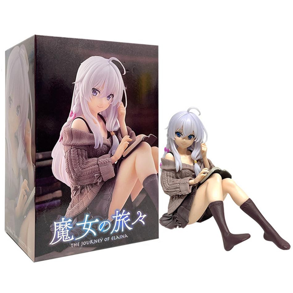 Новый Аниме Фигурки Путешествие Элейны Модель GK Элейна в свитере Экшн-фигурка Декор комнаты Подарок Игрушки 13см