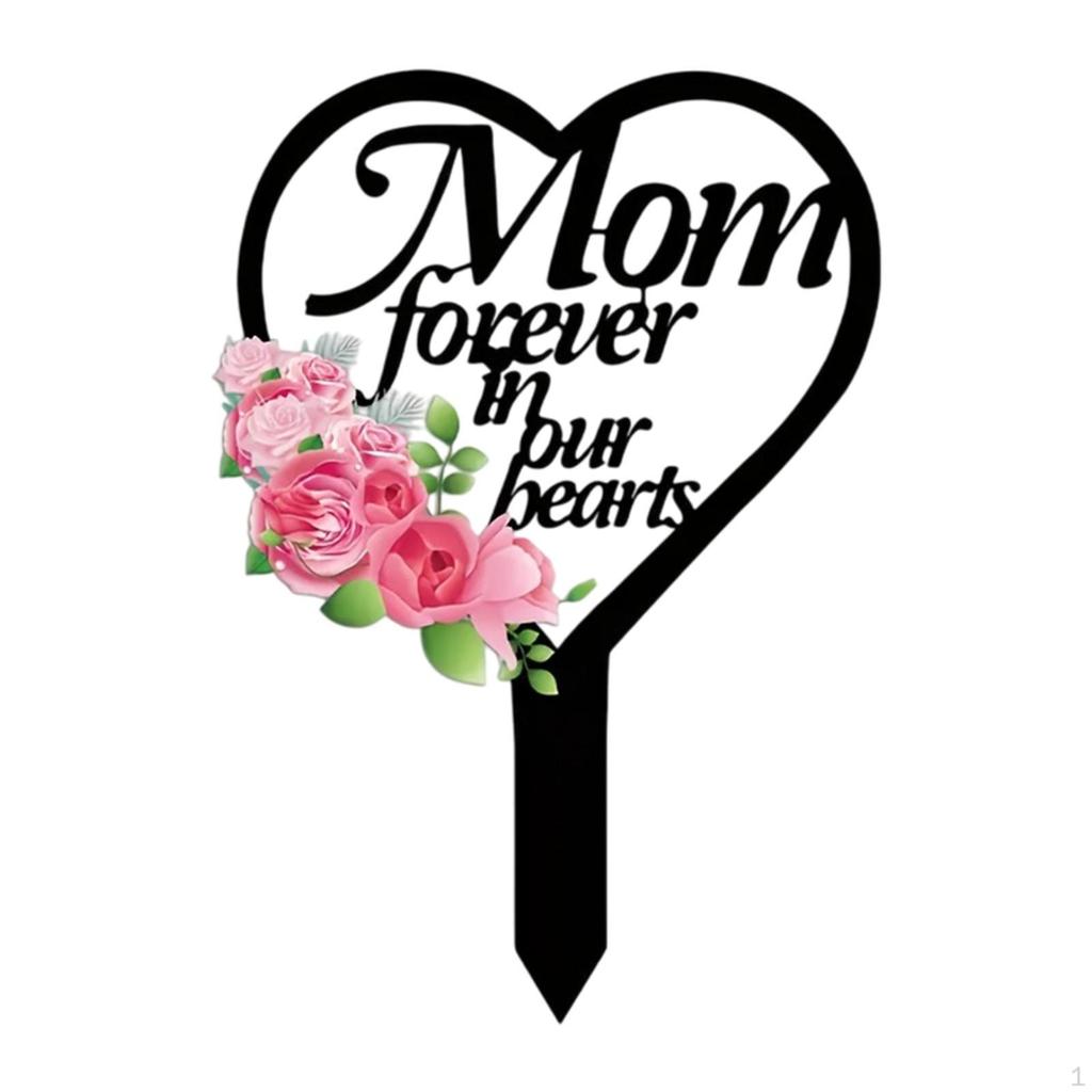 2D Акриловый Садовый Колышек для Легкой Установки во Дворе и на Заборе