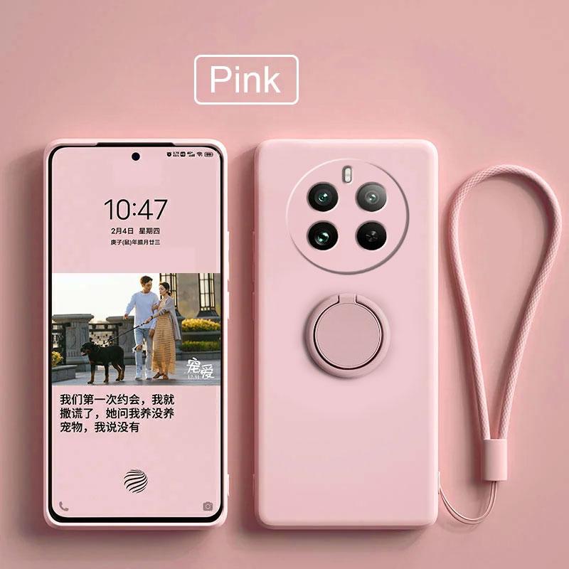 Чехол для Realme 12 Pro Plus, жидкий силиконовый держатель для кольца, мягкий чехол для телефона Realme 12 Pro + обновленная противоударная задняя крышка Fundas