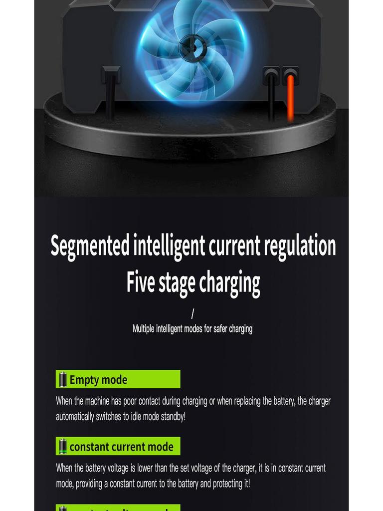 Зарядное устройство для мотоциклетного аккумулятора 12-24 В: Интеллектуальное импульсное восстановление из чистой меди с высокой мощностью