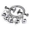 QKKQ Breast Clip Nipple Clamp with Bells BDSM Bondage Breast Leather Belt Nipple Clamps Sexy Clips Erotic Sex Toys for Women Men