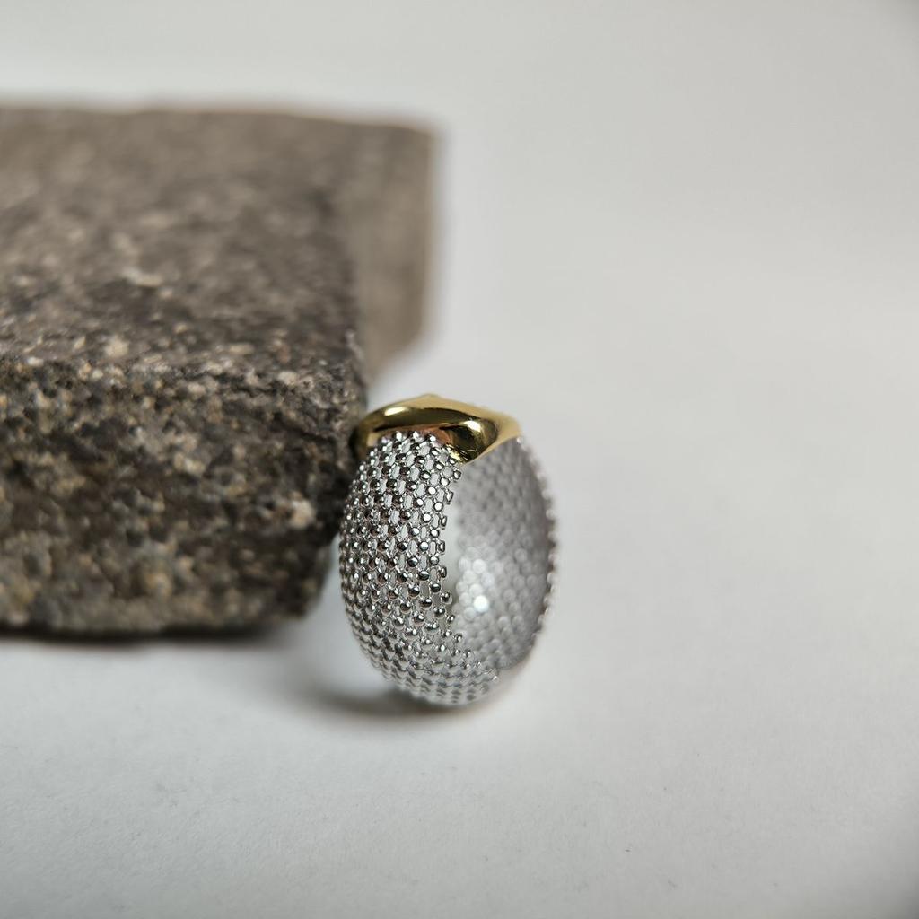 Серебряное кольцо с без камней, вес изделия 4,54 гр (2184058)