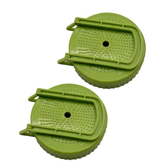 Sprout Lids with Stand Wide Mouth Jar Sprouting Lids Bean Sprouts Grow Kit Jar Lid Brackets for Sprouting