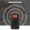 HRD-104 Digital Mini Pocket AM FM Radio with LCD Display 40mm Driver Speaker