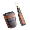 Чехол для ключа автомобиля из натуральной кожи и цепочка Cadillac XT4/XT5/XT6 - Ручная работа и высококлассный дизайн