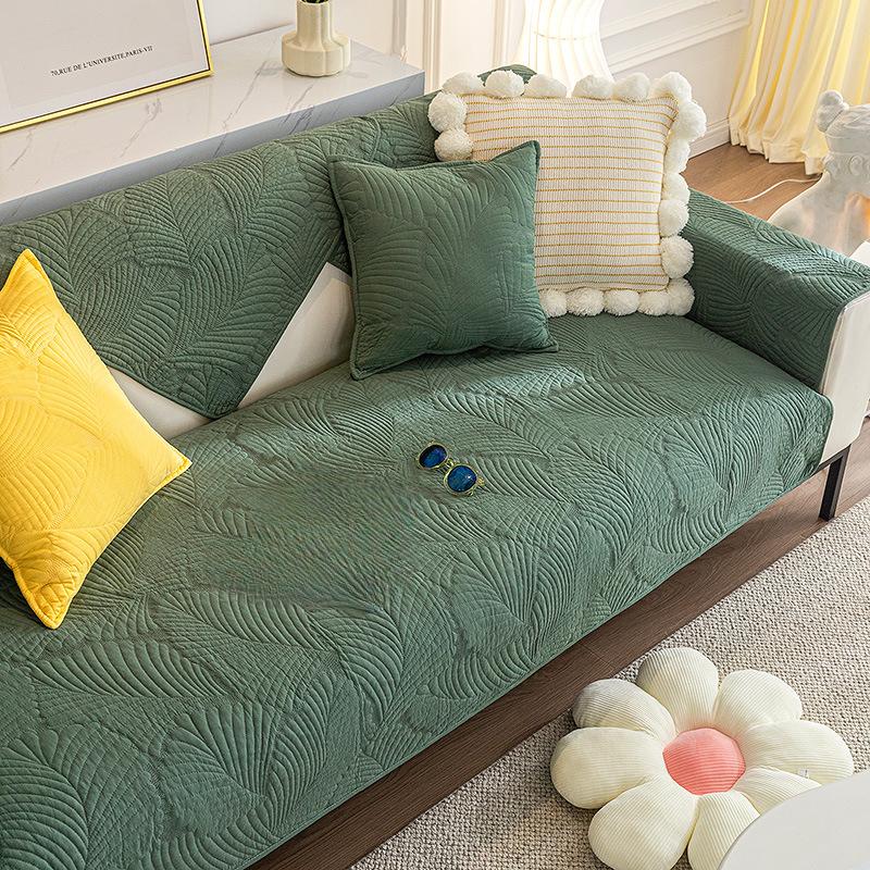 Подушка для дивана Nordic Simple из чистого хлопка Four Seasons Universal Non-Slip Cotton Cushion Cover Sofa Cover Cover Cloth Cushion