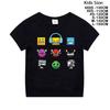 Geometry Dash T Shirt Boys Girls Kids Summer Crewneck Cotton Short Sleeve Funny Cartoon Tshirt Graphic Tees Tops