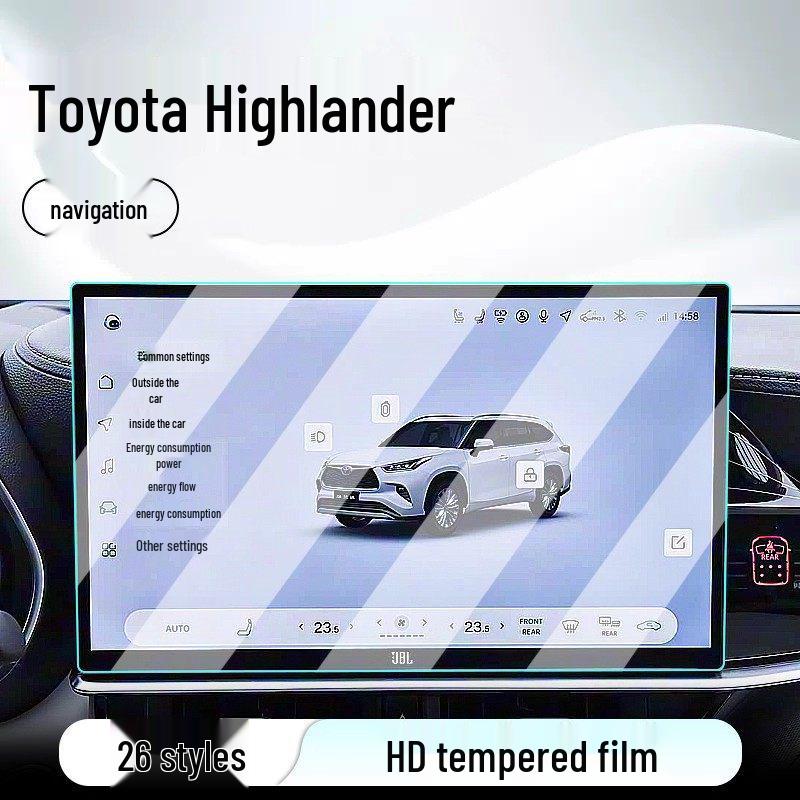 25 Защитное стекло для экрана навигации центральной консоли Toyota Highlander