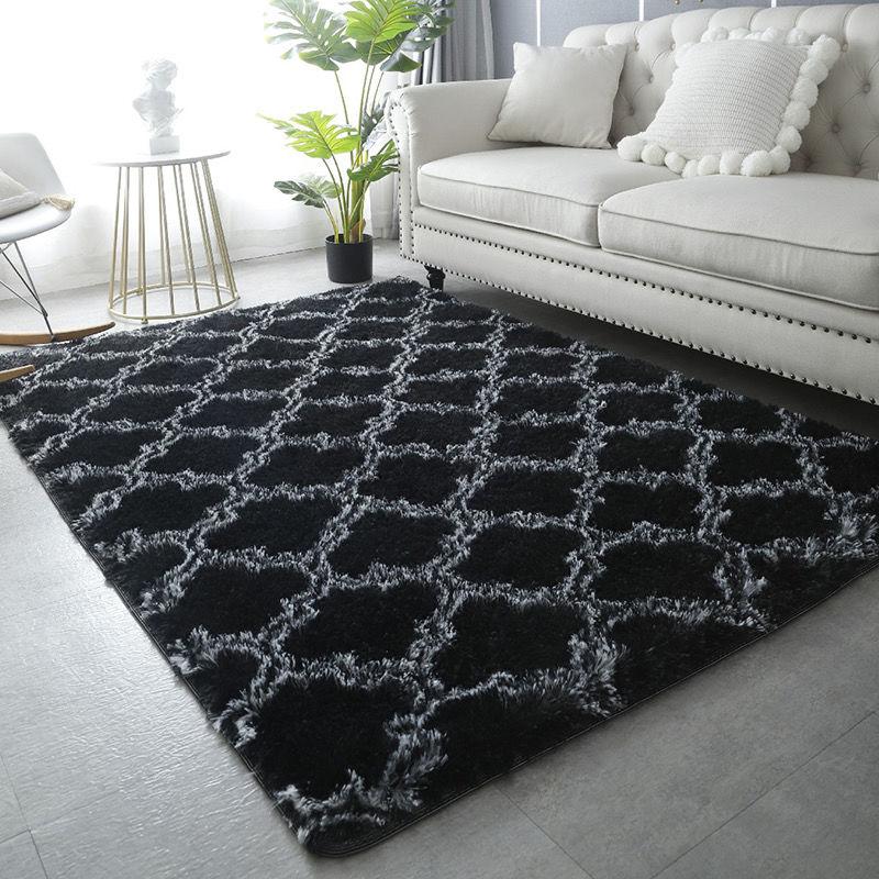 Мягкий ковер у кровати, ковер в гостиной, полностью покрытый большой площадью, домашний коврик