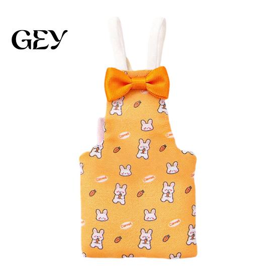 Parrot Hygiene Accessory Diaper, Cute Cartoon Print Bird Diaper with Bow, Soft Reusable Nappy Flight Suit for Cockatiels Lovebirds Budgerigars
