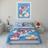 Cute Flying Unicorn Bedding Set Bedding Duvet Cover Set Duvet Cover Pillowcases (1 * Duvet Cover 2 * Pillowcases, without duvet insert)