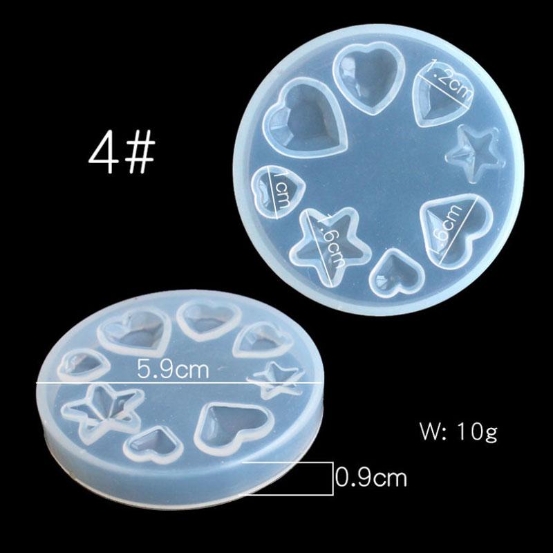Инструмент для изготовления украшений своими руками Силиконовая форма Круглая Овальная Квадратная Капля Подвеска Форма для серег Ручная работа Декор Форма для эпоксидной смолы