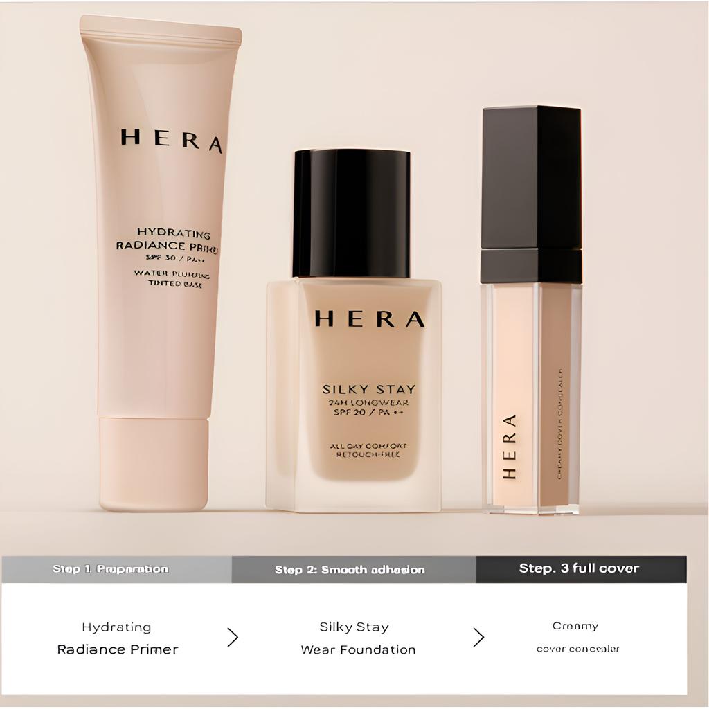 HERA Silky Stay 24H Longwear Foundation SPF20 PA++ / 30g 12colors