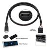Xiwai Адаптер-удлинитель USB-разъема материнской платы на Micro USB для мини-монитора, сенсорной панели, камеры 2.0 9-контактный 10-контактный 5-контактный кабель, 1,65 фута/50 см,