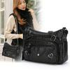 Large Capacity Shoulder Bag Women's Soft Leather Crossbody Bag Mother Bag