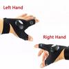 2PCS LED Flashlight Gloves Gifts for Men Handsfree Lights for Fishing Camping Hiking Repairing