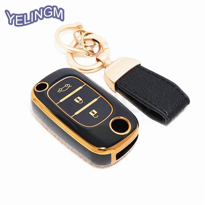 Чехол-брелок из ТПУ с 3 кнопками для Lada Vesta Granta Xray Kalina Priora Sedan Sport Для Renault Fluence Clio Megane Для Mercedes