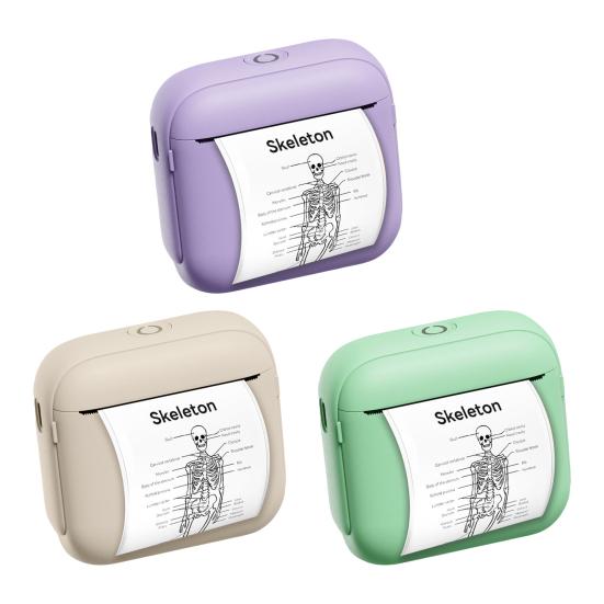 Мини Термопринтер Портативный Безчернильный Создатель Наклеек Компактный Карманный Принтер для Заметок