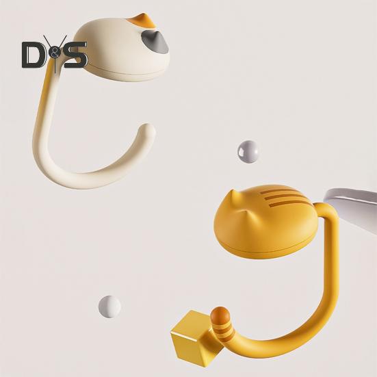 1/2шт крючки для стола вешалки для сумок забавный дизайн кота прочные несущие нагрузку простые в установке держатели для сумок крючки для сумок на столе