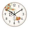 Silent wall clock wall warm home Ruyi home living room blessing clock wall new Chinese scan