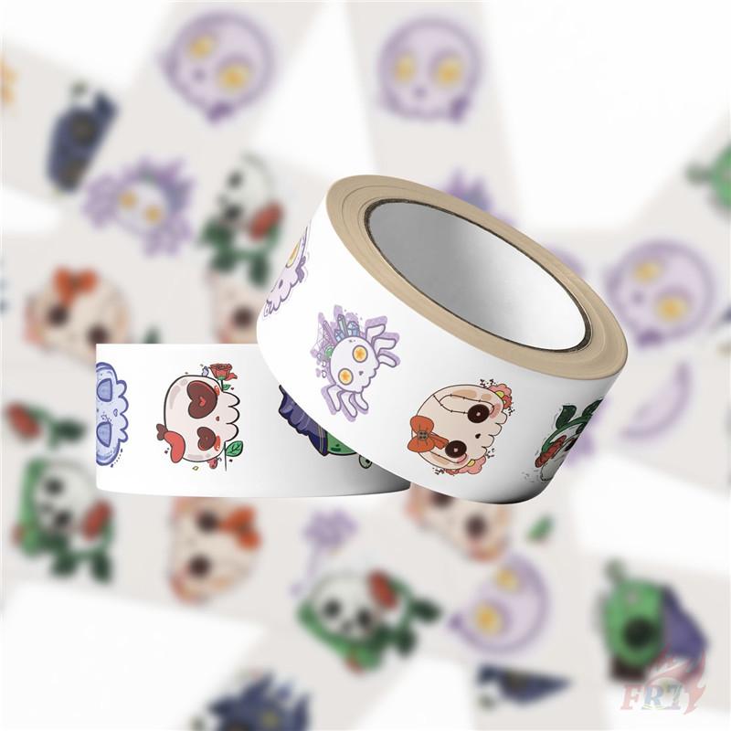 500 шт./рулон Наклейки для поощрения детей Groovy Skull - DIY Скрапбуки Альбом Декор Герметизирующая этикетка Наклейки