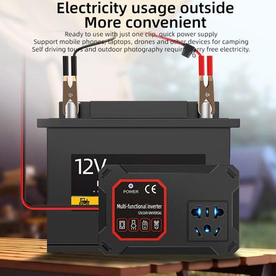 Автомобильный инвертор питания 200 Вт 12 В/24 В в 220 В Конвертер Зарядное устройство Адаптер Универсальная розетка Портативный Автомобильный Домашний Автомобильные Инверторы