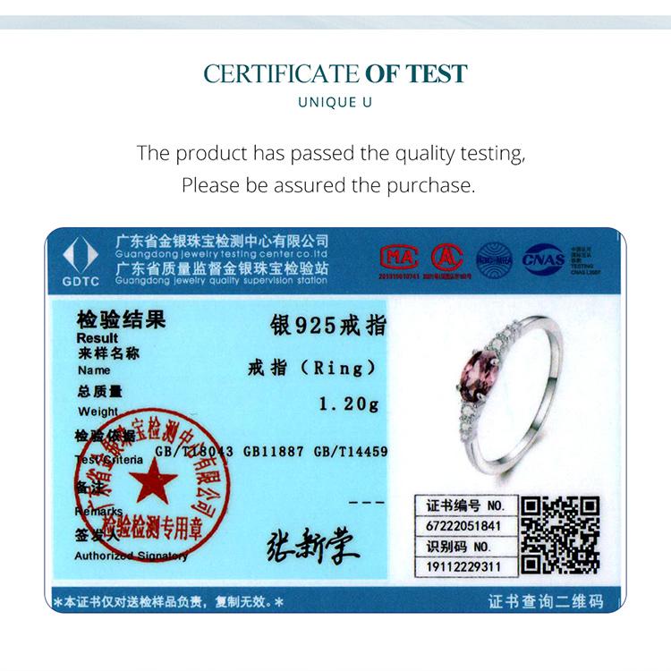 BAMOER из стерлингового серебра 925 пробы, простое кольцо с драгоценным камнем для женщин, кольцо с зеленым цирконием, ювелирные изделия, свадебный подарок на свадьбу