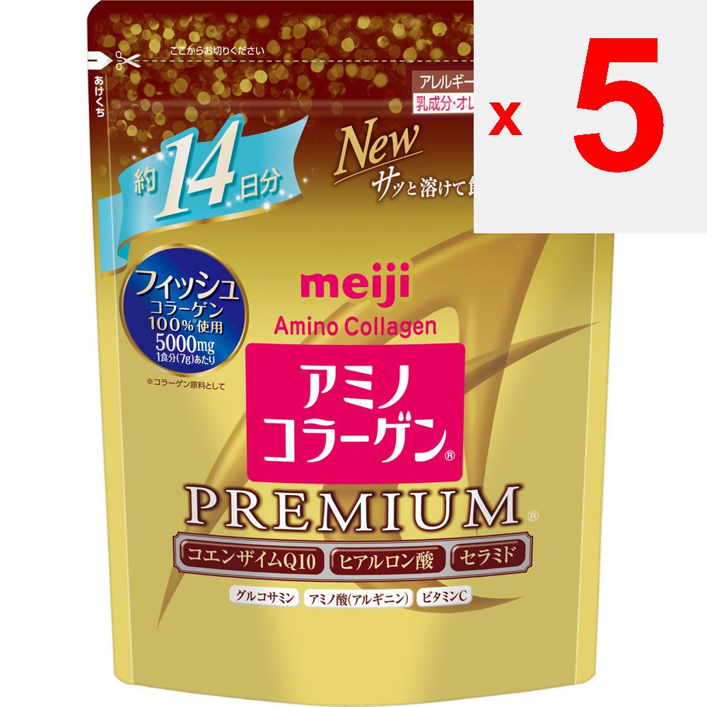 MEIJI Amino Collagen Premium 14-дневный запас 98 г коллагена для красивой кожи