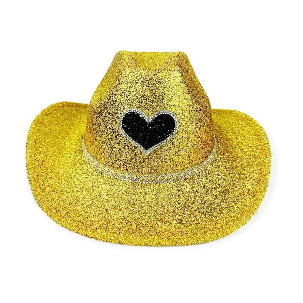 Western Cowboy Hat Glitters Cowgirls Cap Fashion Stage Show Hat for Men Women