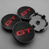 AABJB1 4Pcs 56mm 60mm Car Wheel Center Hub Caps Emblem Badge Covers Sticker For Kia GT Rio Sportage Picanto K5 Optima Ford Accessories