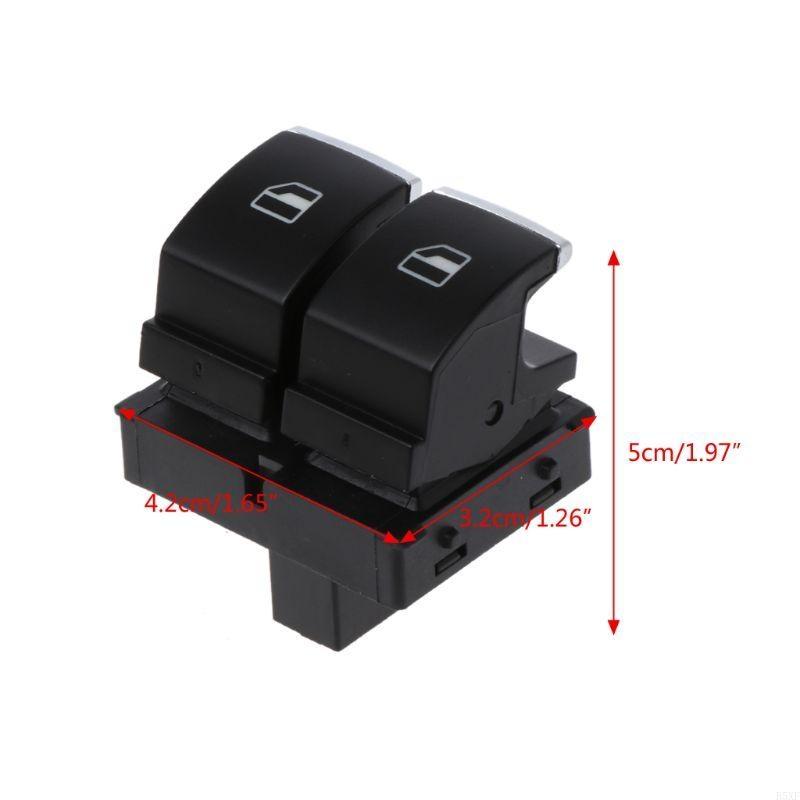2025 New Chrome Plated Window Lifter Control Switch Button for Golf B6 Rabbit 2 Doors 5K3959857
