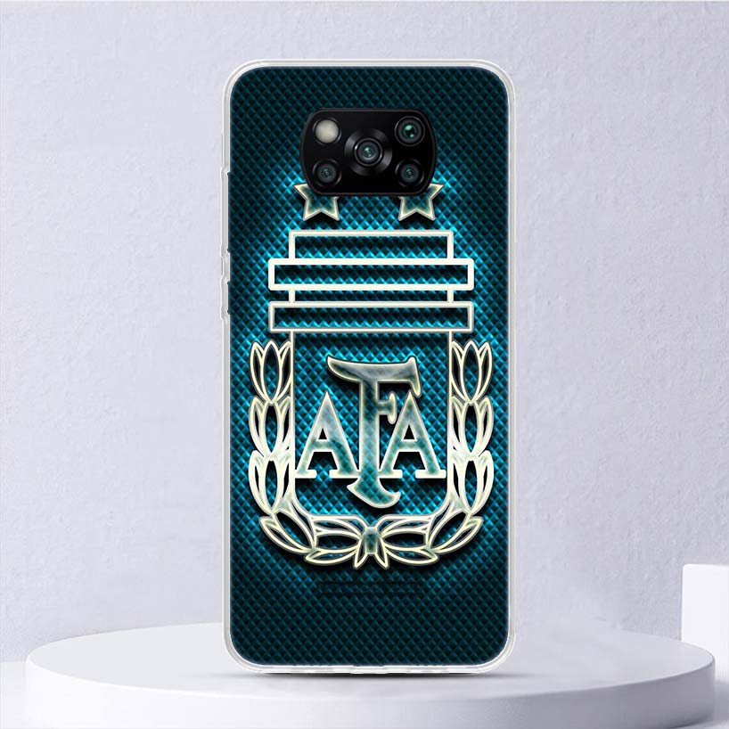 Мягкий чехол с флагом Аргентины для Xiaomi Poco X3 NFC X4 M4 Pro M3 M2 Phone Cover F3 F2 F1 Mi Note 10 Lite A3 A2 A1 Funda Coque