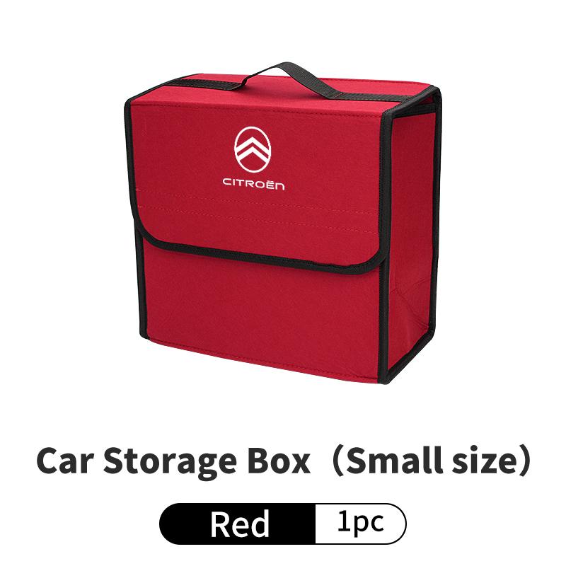 Car Tool Storage Bag Auto Trunk Organizer Soft Felt Storage Box For Citroen C3 C4 C5 C2 Berlingo Celysee Cactus Picasso Aircross