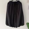 Honey J Women S aiJene Balloon Flare Ribbon Banding Long Skirt 2color