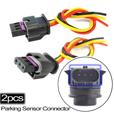 2x для VW Transporter T6 Eos Golf Jetta Passat Tiguan Caddy Touran Polo 3-контактный разъем датчика парковки 4F0973703