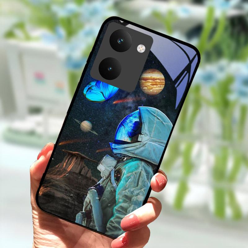 Чехол для Realme P3 Ultra 5G Ударопрочный чехол Закаленное стекло Задняя крышка Бампер Для телефона Realme P3ultra 5G RMX5030 Чехол Coque