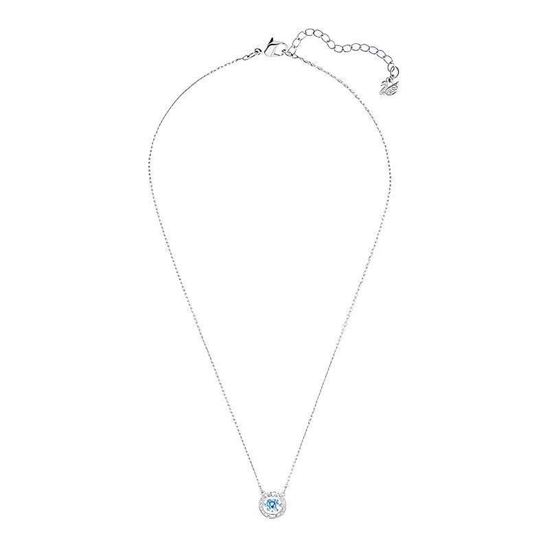 Swarovski Бьющееся сердце, элегантное и изящное, демонстрирующее очаровательное обаяние, ожерелье, женское синее 5506386