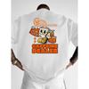 Cartoon Coffee Cup Graphic Tshirt Unisex Unisex Funny Retro Streetwear Short Sleeve Casual Cotton Vintage Tshirt Tops