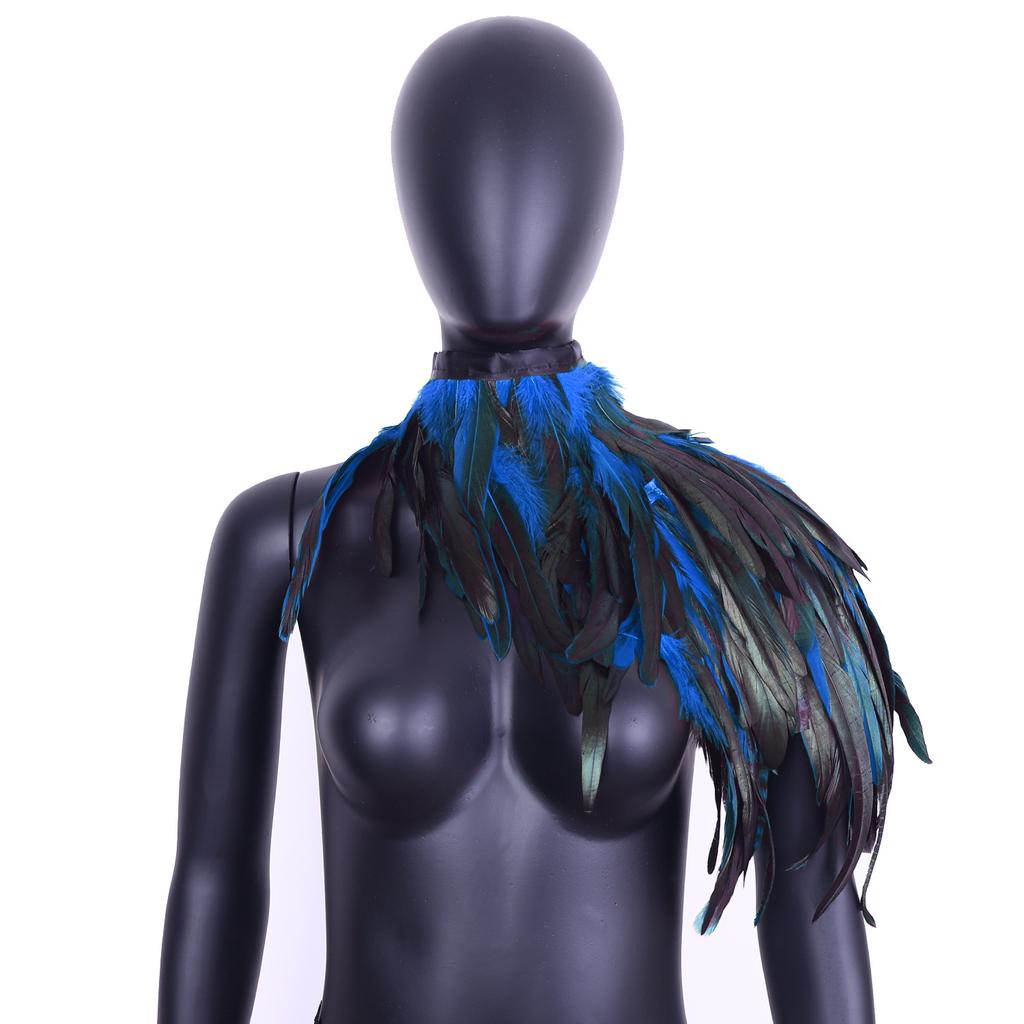 Feather Cape Shawl, Clothing Accessories, Festival Decoration, Carnival Party Decoration, Versatile Shawl for Dances, Halloween Costume
