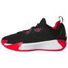 INITIATION Cushioning, Slip Resistant, Abrasion Resistant, Rebound Low Top Basketball Shoes Men's Black Red Sneakers JS0464