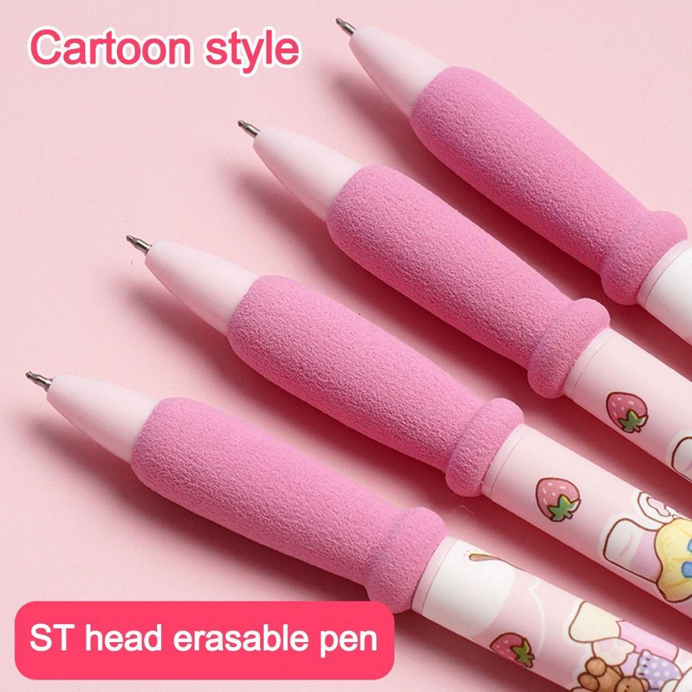 4Pcs/lot Writing Stationery Panda Gel Pen 0.5mm Exam Professional Pens Press Erasable Pen School