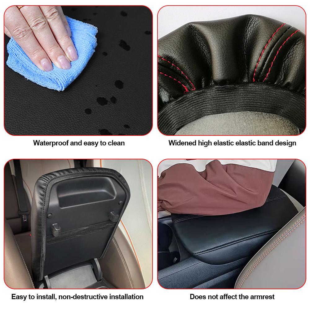 Микрофибра кожаный салон автомобиля подлокотник ящик центральная консоль крышка подлокотник аксессуары чехол приспособление для Honda CRV 2012-2016