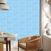 Polynesian Geometric Pattern Azure Wallpaper 50x1000