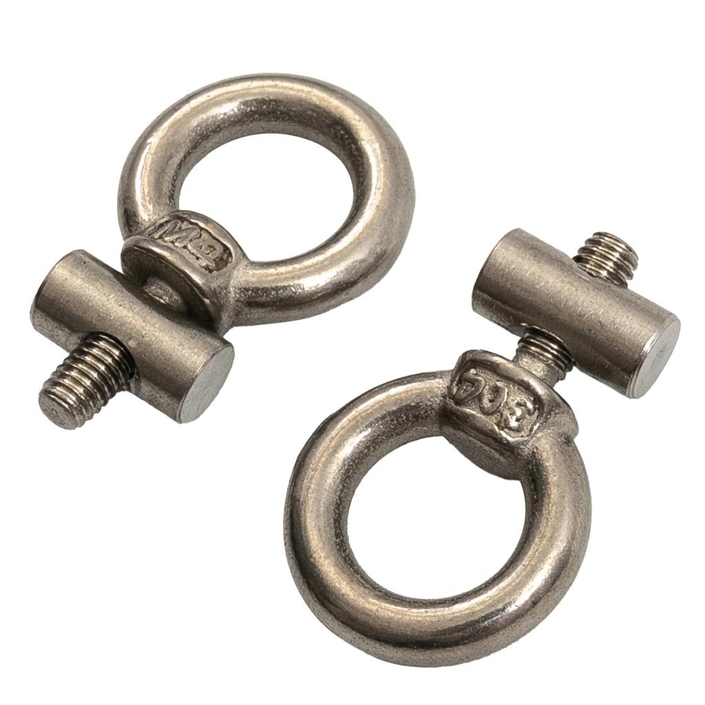 2PCS/set Awning Rail Campervan Awning Rail Stoppers 6mm Stops Hooks Stainless Steel RV Trailer Accessories Tarpaulin Stoppers