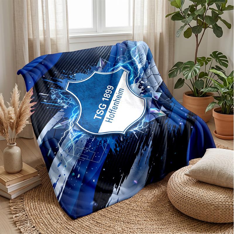 TSG Hoffenheim FC Soft Flannel Fleece Blanket Lightweight Cozy Warm Throw Blanket For Sofa Bed Home Decor