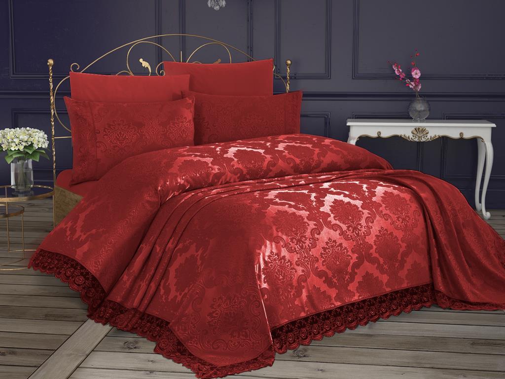 Покрывало French Lace Kure Бордовый Красный
