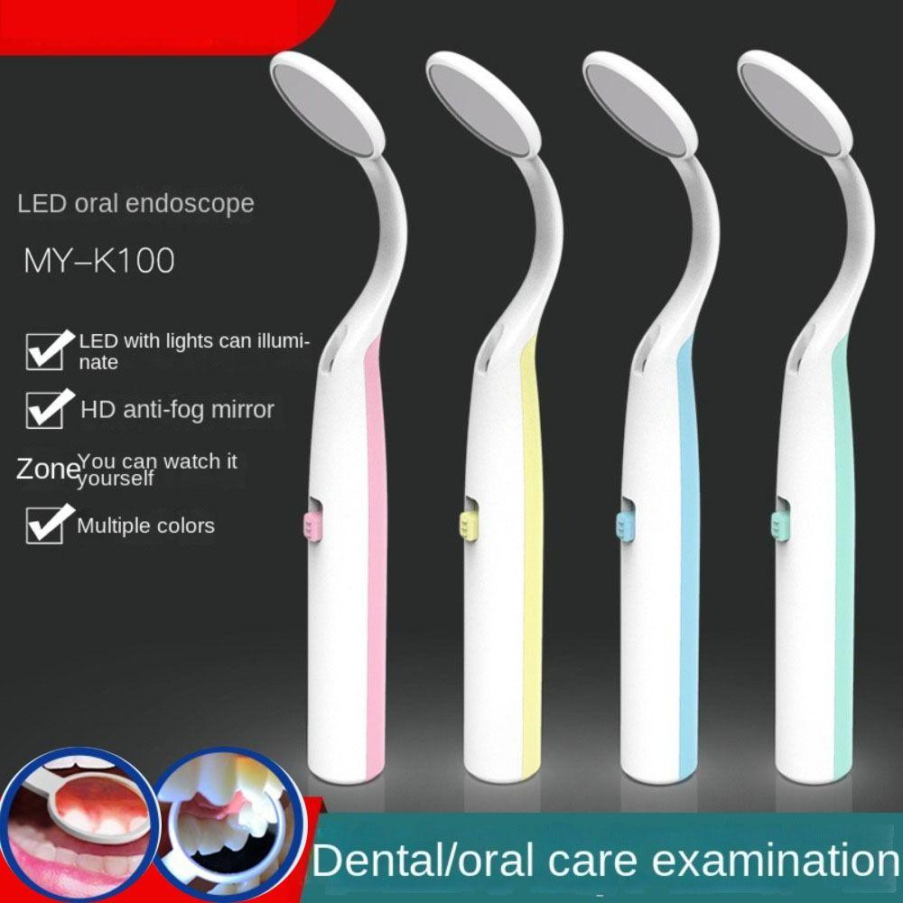 Зеркало Стоматологические Инструменты Стоматологическое Зеркало Со Светом Ротовое Зеркало Защита От Запотевания Стоматологическое Зеркало Яркое Освещение